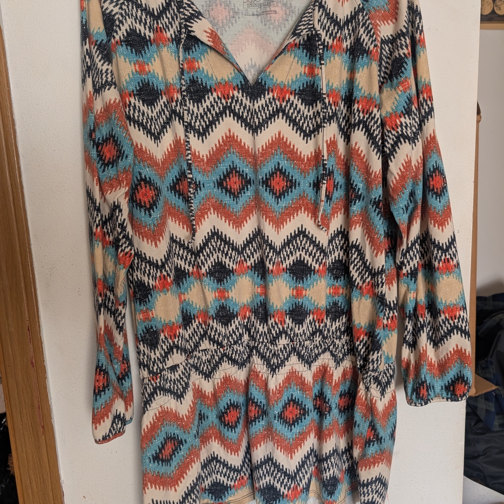 Patagonia Multicolor Zigzag Tunic
